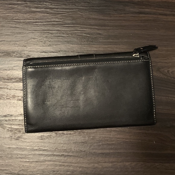 Coach Leather Trifold Wallet - Picture 2 of 4
